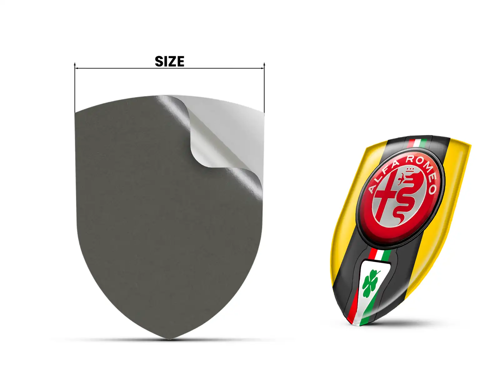 Alfa Romeo Doming Abzeichen Hochwertig Professionell Anpassbar